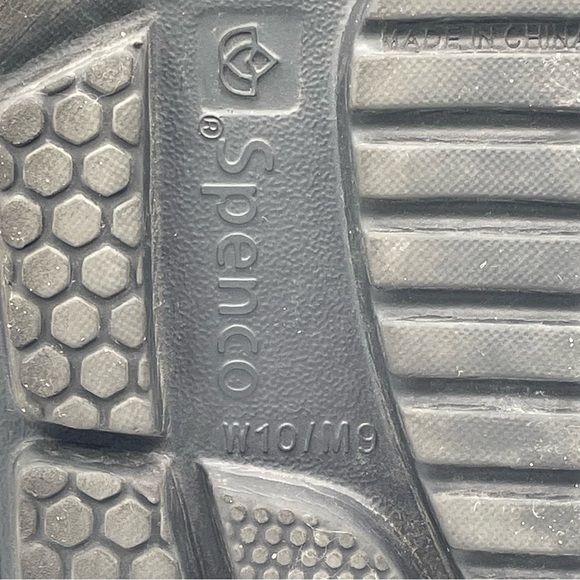 Spenco Fusion 2 Sandals Men's Size 9 Black Blue Thong Summer Open Toe Beach - Picture 7 of 7